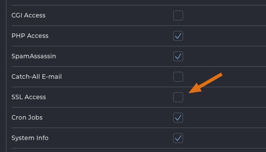 SSL miễn phí trong DirectAdmin