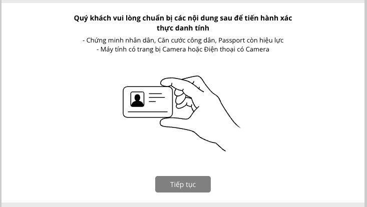 xác thực eKYC với chủ thể quản lý tên miền là cá nhân